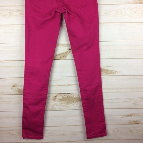 I love H81 Juniors Fuschia Jeans Size 25 - Picture 5 of 8